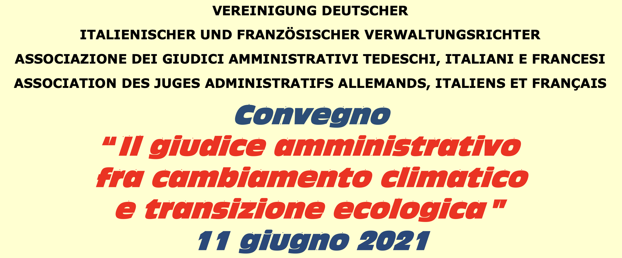 Il giudice amministrativo fra cambiamento climatico e transizione ecologica